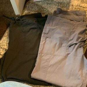 Scrubstar Women's scrub pants - Black and Gray